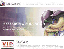 Tablet Screenshot of ilappsurgery.com